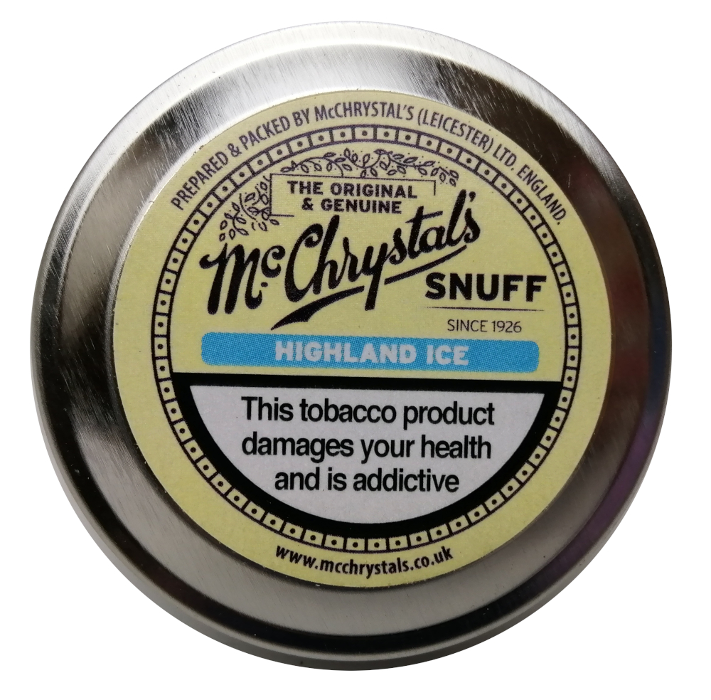 McChrystals Highland Ice Snuff - Large Tin - 8.75g