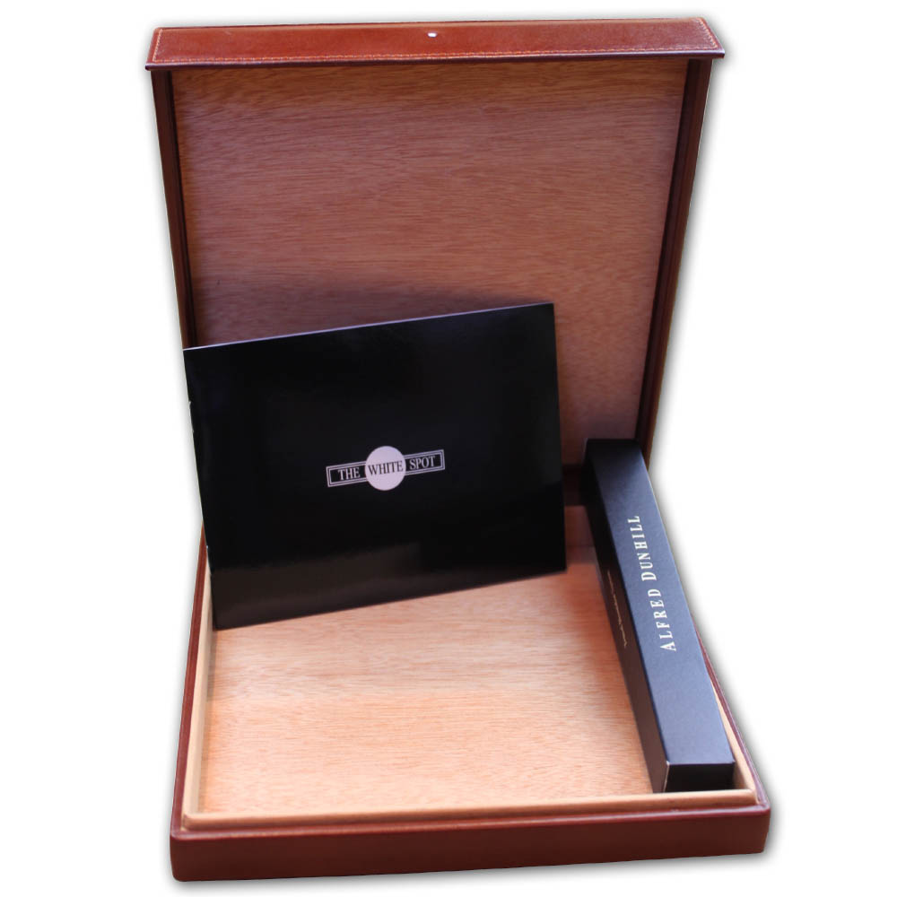 SLIGHT SECONDS - Dunhill Bulldog Travel Humidor - Brown - 10 SLIGHT SECONDS - Dunhill Bulldog Travel Humidor - Brown - 10