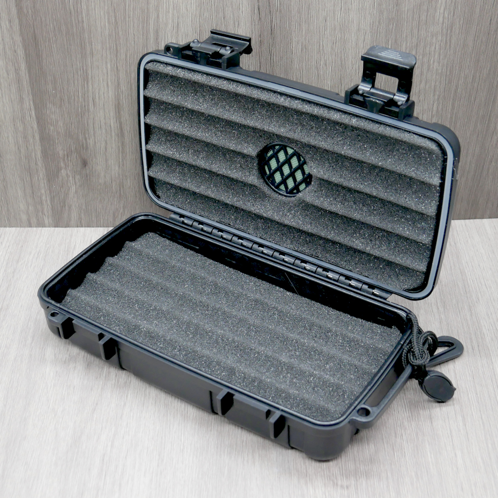Turmeaus Travel Cigar Humidor Case - 5 Cigar Capacity