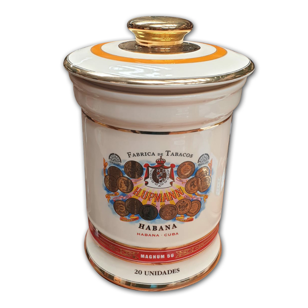 H. Upmann Magnum 56 Cigar Ceramic Jar of 20