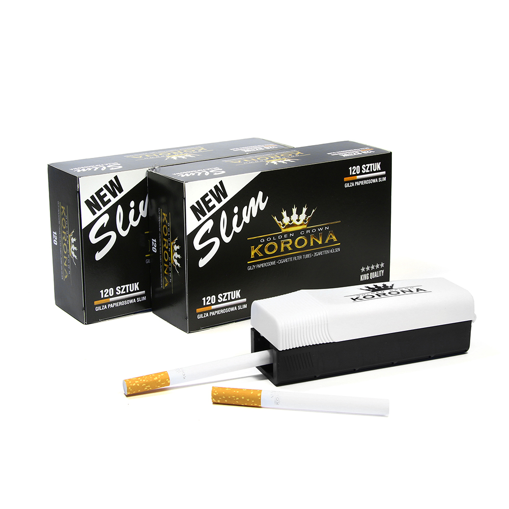 cigarette tubes uk Korona Slim Classic Tubes 2 boxes of 120 and Machine Starter Kit