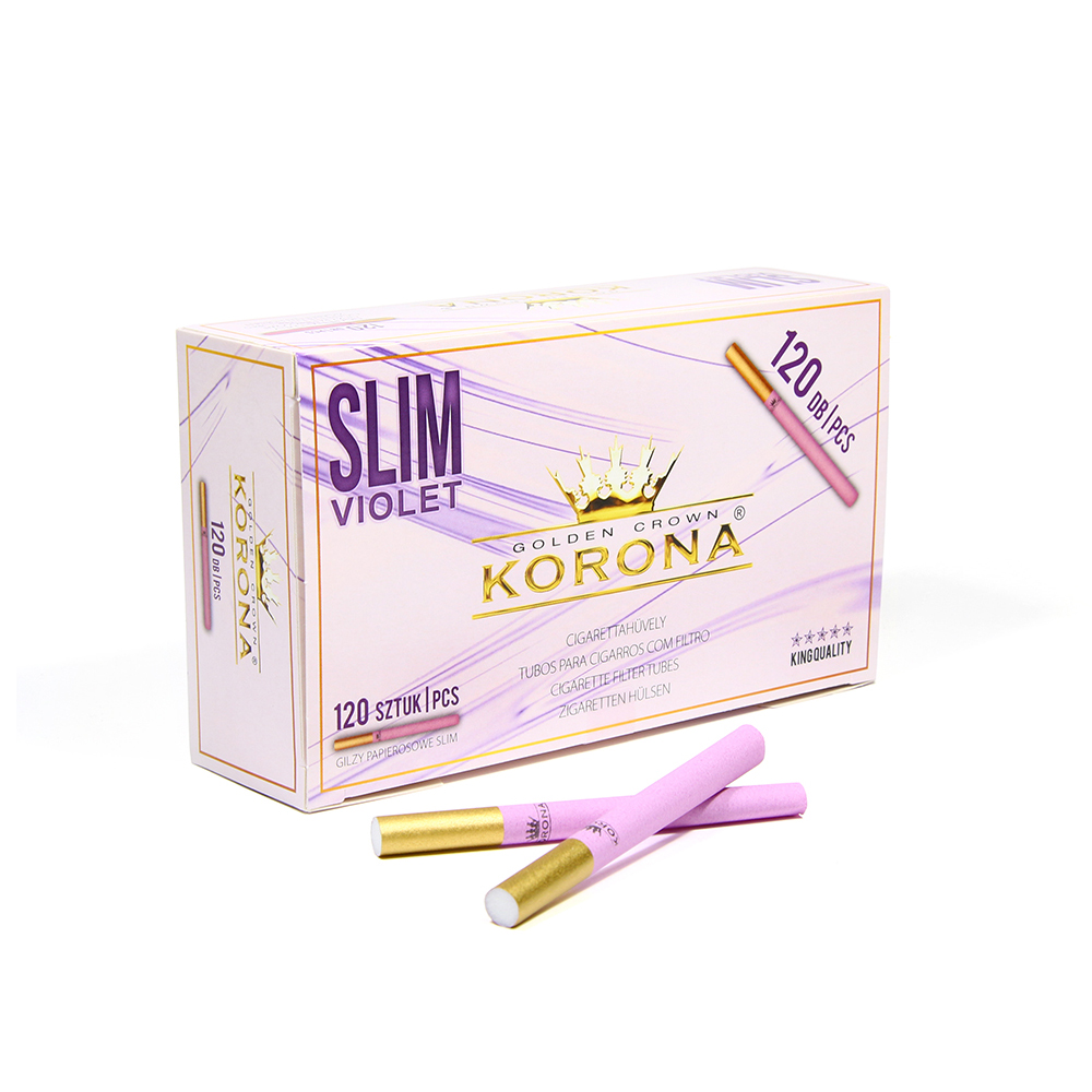 Korona Slim Violet Gold Tubes