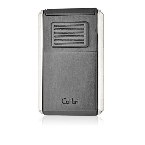 Colibri Astoria Triple Jet Flame Lighter - Brushed Gunmetal (End of Line)