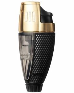 Colibri Talon Single-jet Flame Lighter - Black & Gold (End of Line)