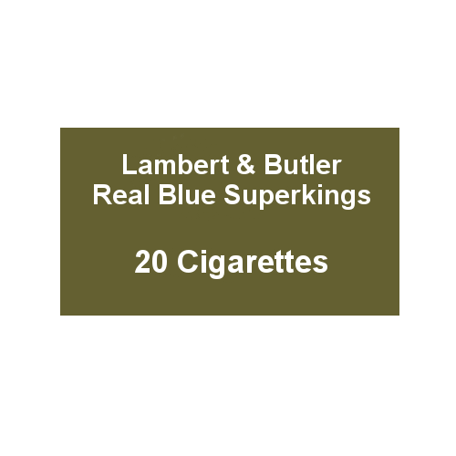 Lambert & Butler Real Blue Superkings - 1 Pack of 20 Cigarettes