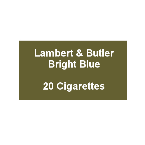 Lambert & Butler Bright Blue - 1 Pack of 20 Cigarettes