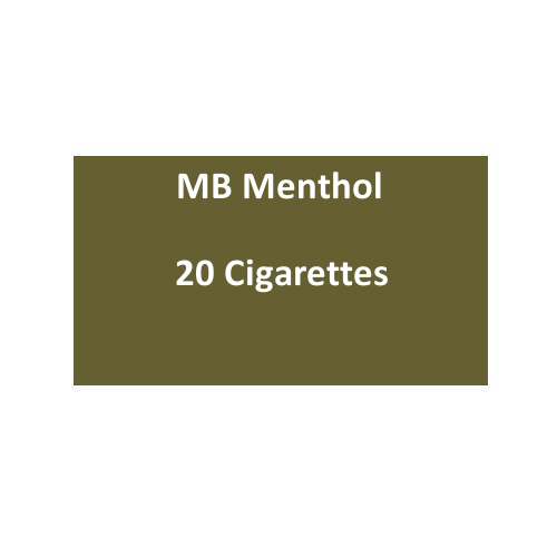 MB Menthol Cigarettes - 1 pack of 20 cigarettes (20)