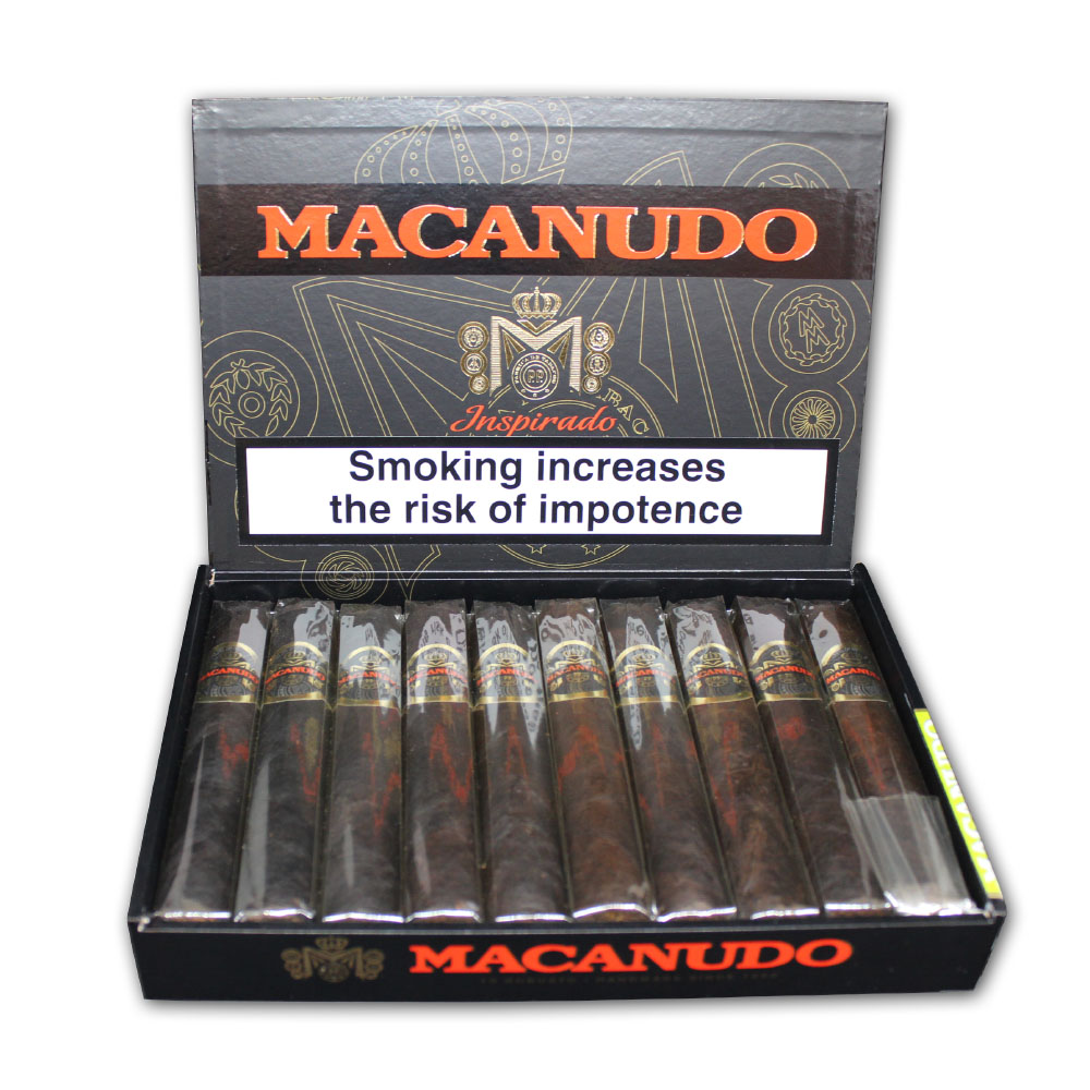 Macanudo Inspirado Black Robusto Cigar Box of 10
