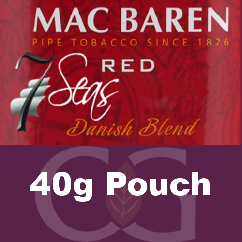 Mac Baren 7 Seas Pipe Tobacco C Red 040g Pouch (Discontinued)