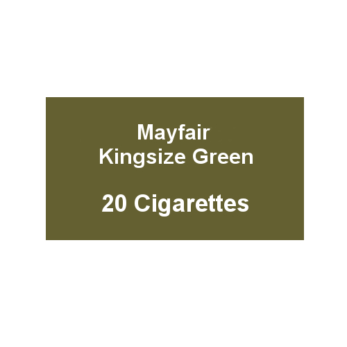 Mayfair Kingsize Green Cigarettes - 1 Pack of 20