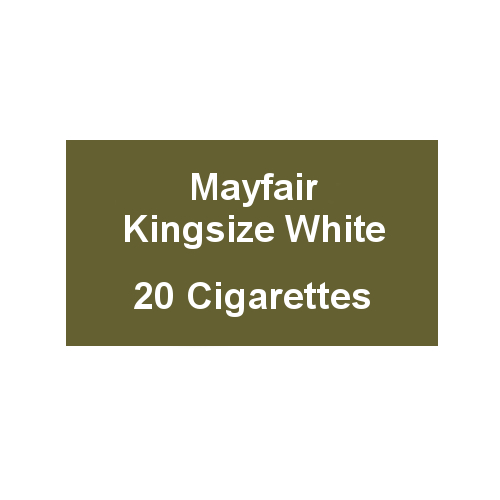 Mayfair Kingsize White Cigarettes - 1 Pack of 20