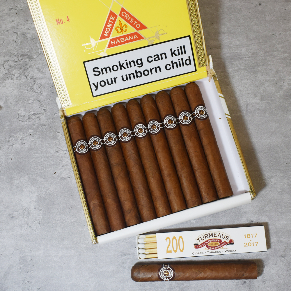 Montecristo No. 4 Cigar - Box of 10 | Montecristo Cigars
