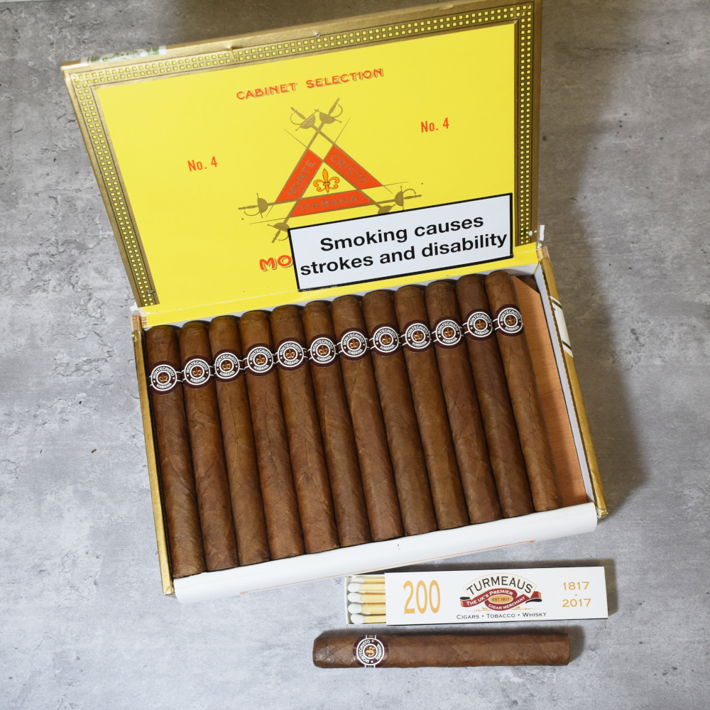 Montecristo No. 4 Cigar - Box of 25 | Montecristo Cigars