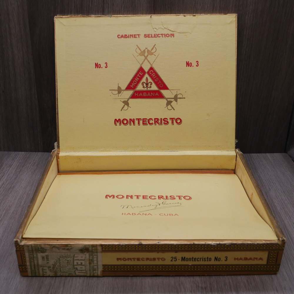 Empty Montecristo Vintage No.3 Box