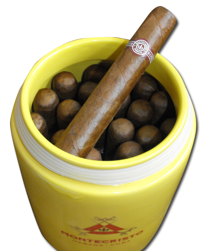 Montecristo Edmundo Habanos Ceramic Jar - 25 Cigars