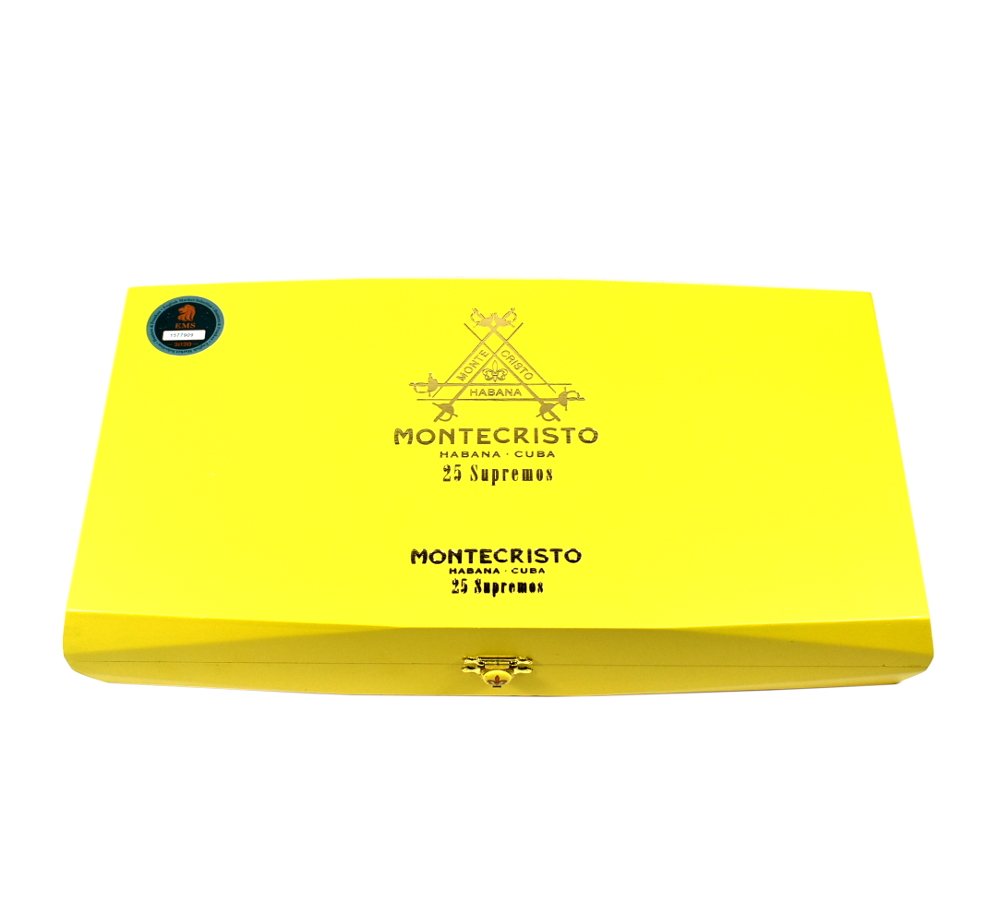 Empty Montecristo Supremos Limited Edition 2020 Cigar Box