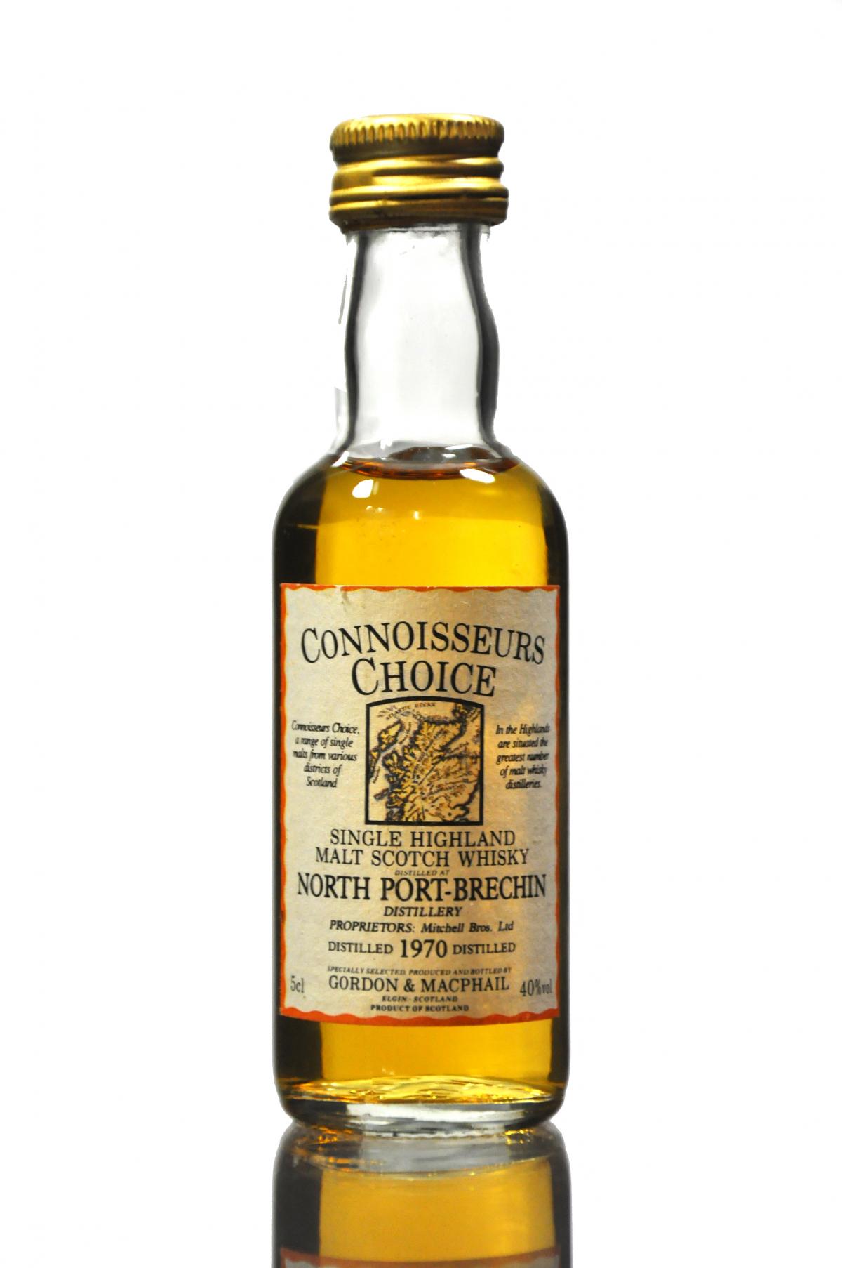 North Port Brechin 1970 Connoisseurs Choice Whisky Single Miniature - 5cl 40%