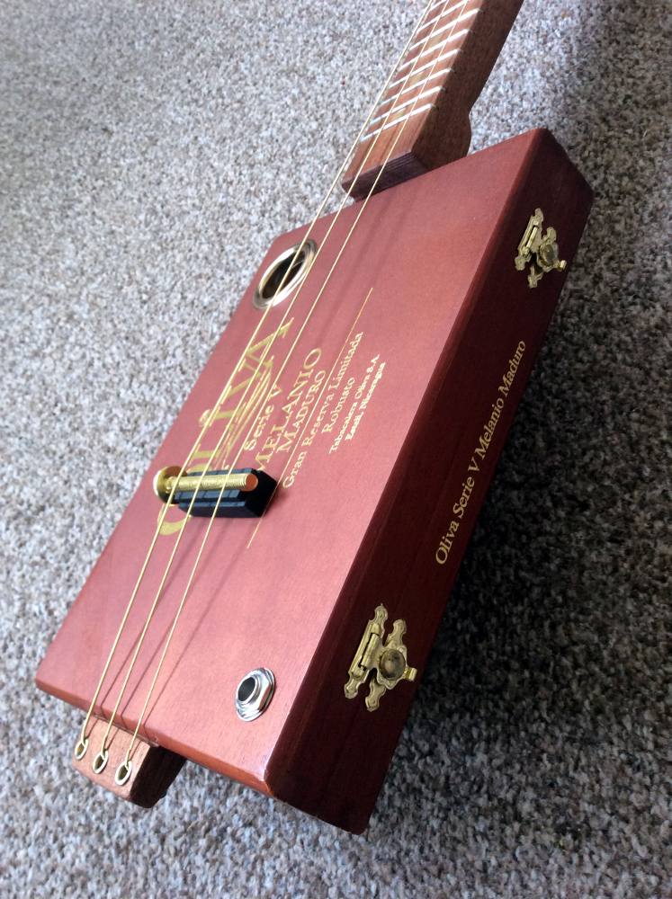 Handcrafted Oliva Cigar Box Guitar