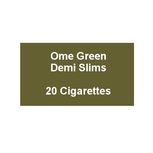 Ome Green Demi Slims - 1 pack of 20 cigarettes (20)