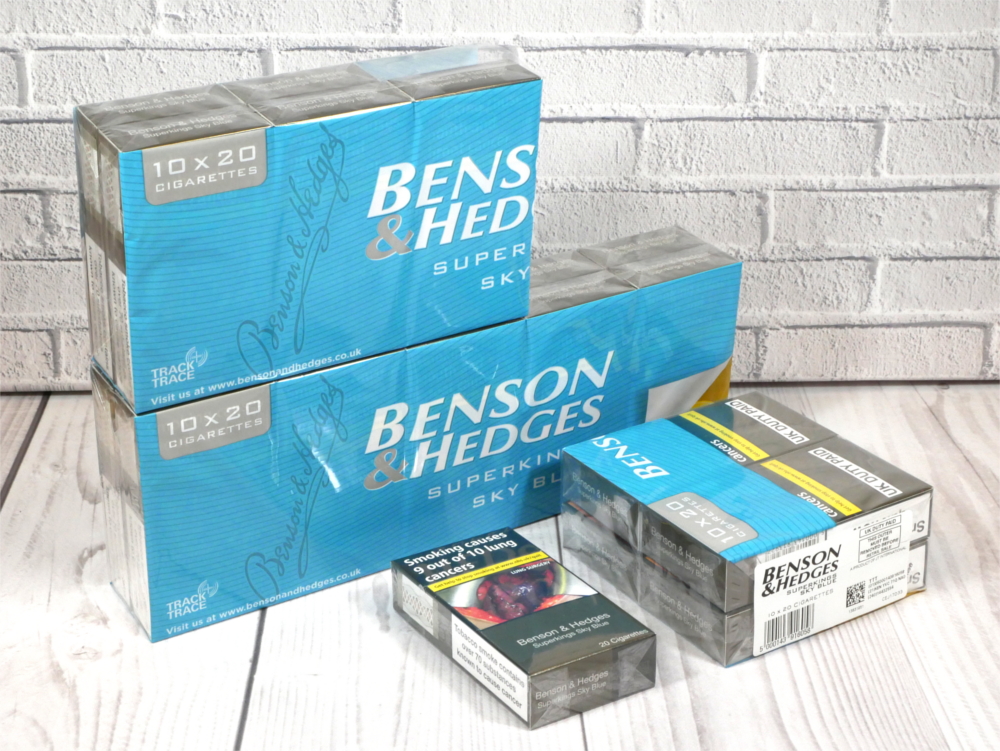 sovereign sky blue cigarettes strength Benson & Hedges Sky Blue Superkings