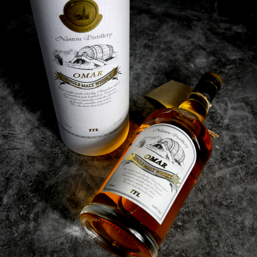 Omar Bourbon Cask Single Malt Whisky - 70cl 46%