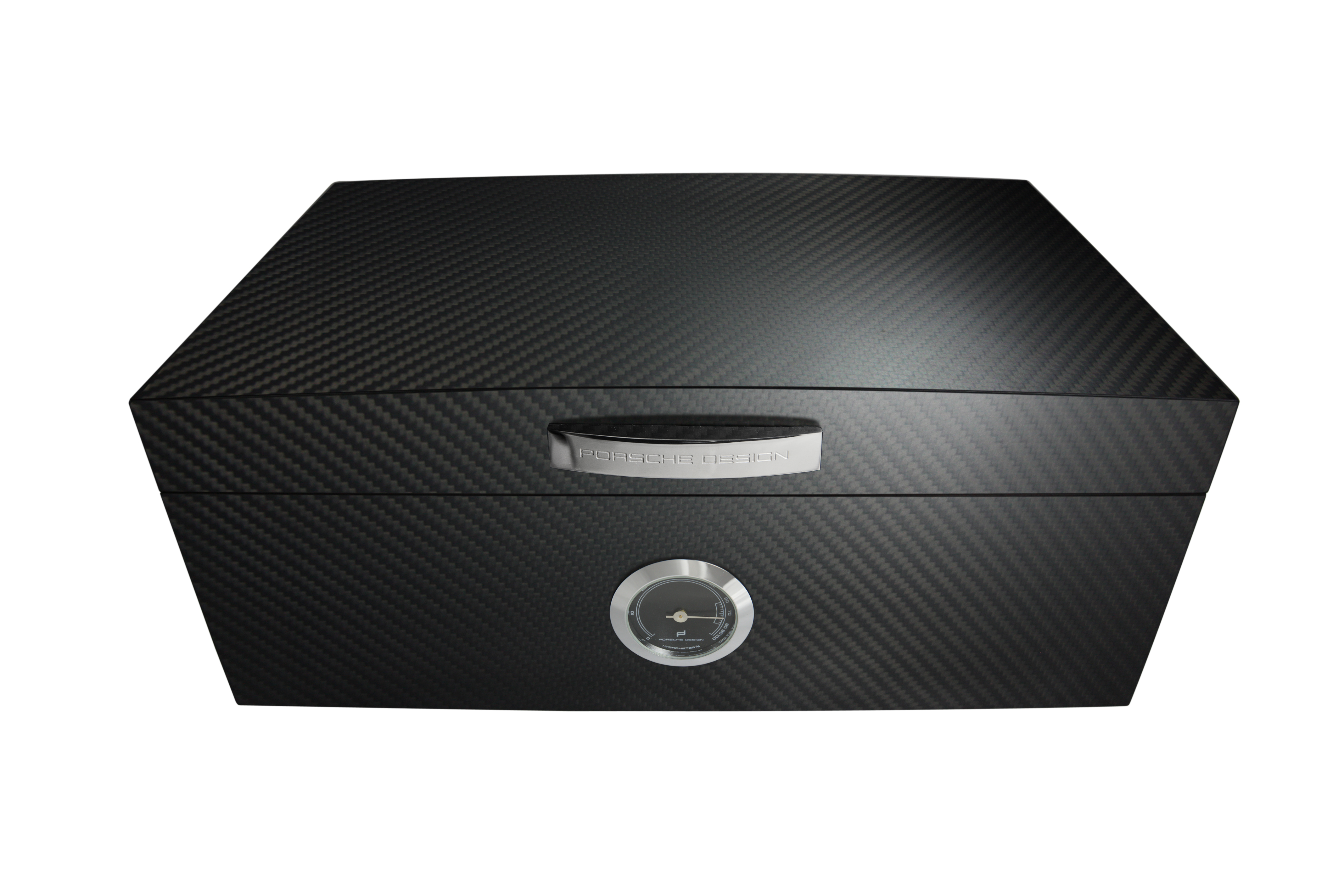 Porsche Carbon Black Large Humidor 50 Cigars