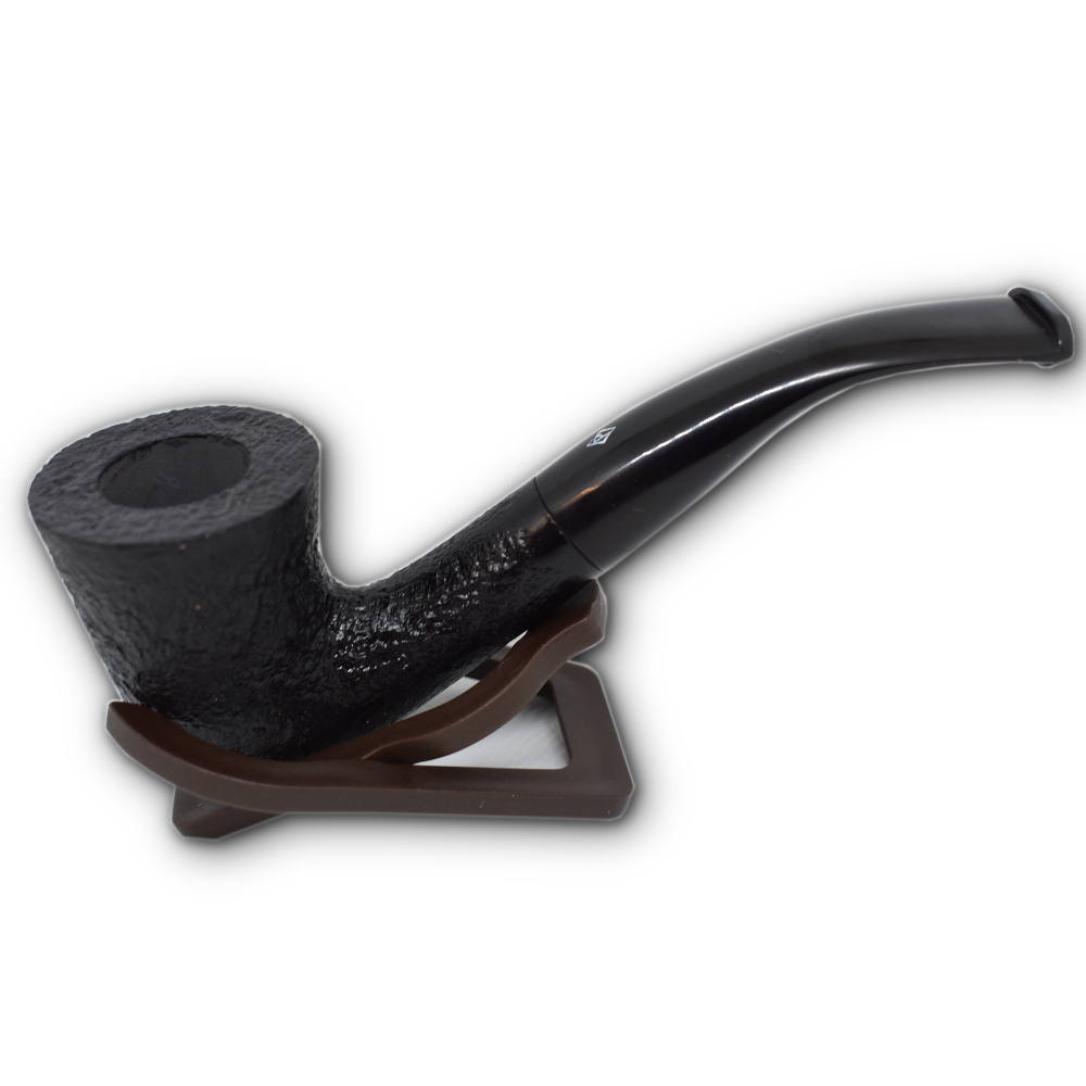 Parker Dublin Bent Rustic Black Pipe (PAR005)
