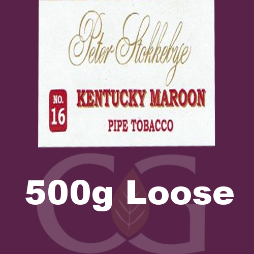 maroon tobacco Peter Stokkebye Kentucky Nougat Pipe Tobacco