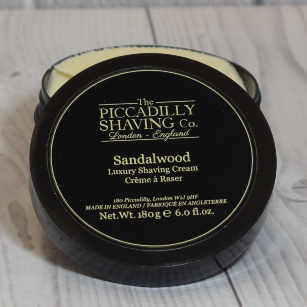 The Piccadilly Shaving Company Sandalwood Luxury Shaving Cream 180ml