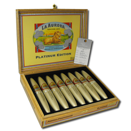 La Aurora Preferidos Platinum Cigars - Box of 8