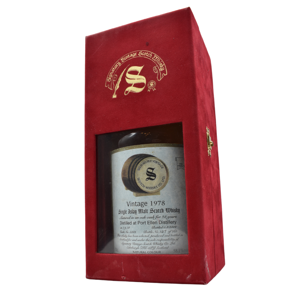 Port Ellen 23 Year Old Signatory 1978 - 58.1% 70cl - Bottle No