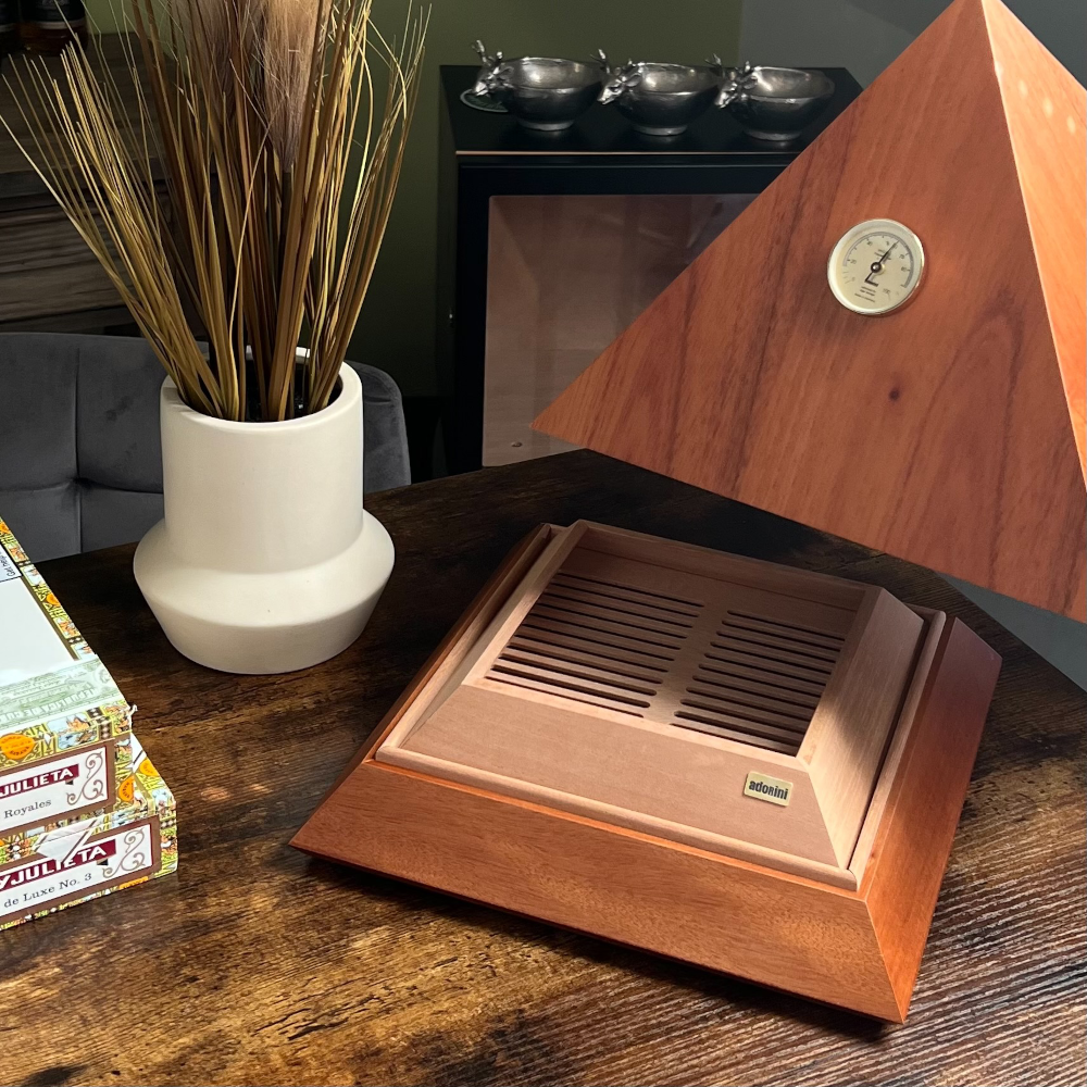 Adorini Pyramid Deluxe Cigar Humidor 100 Cigar Capacity