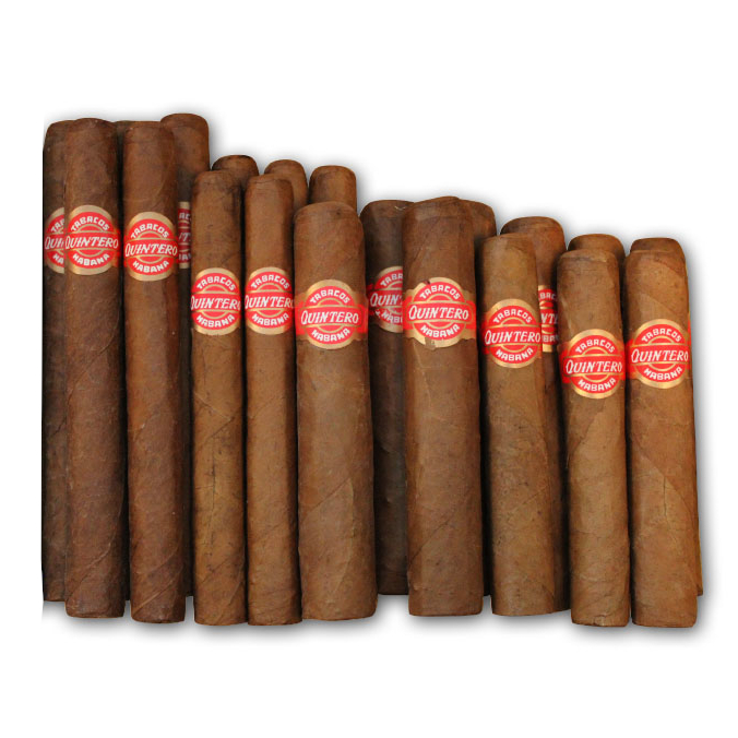 Quintero Mixed Box Cuban Selection Sampler - 20 Cigars