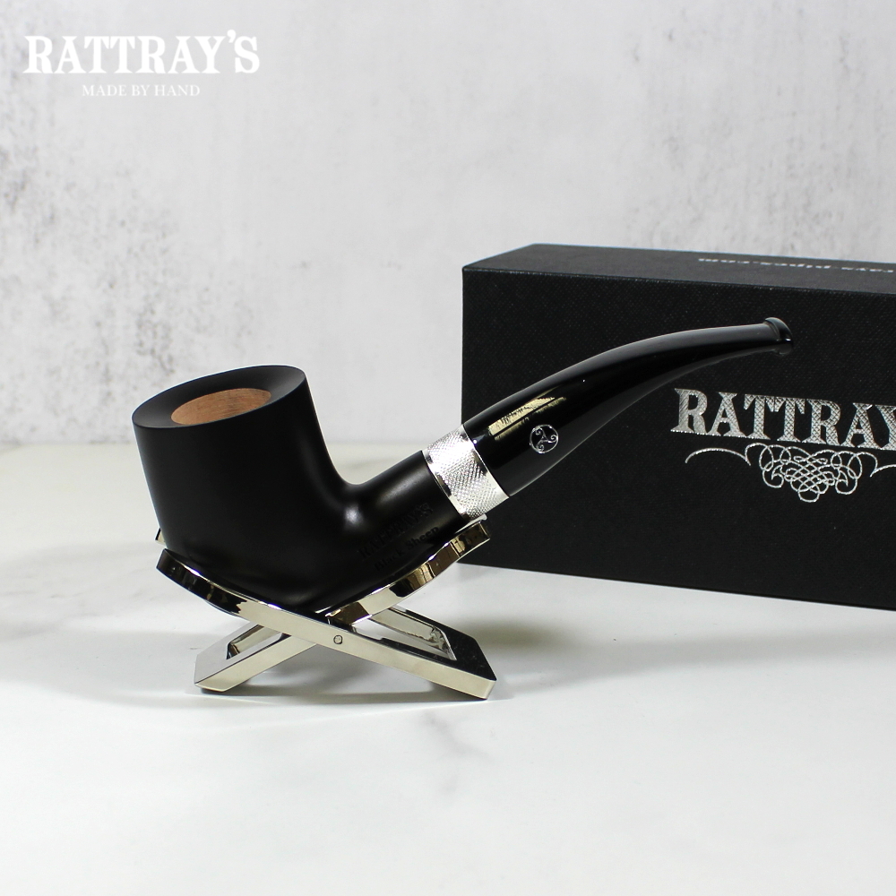 Rattrays Black Sheep 106 Smooth 9mm Filter Bent Fishtail Pipe (RA1131) - End of Line