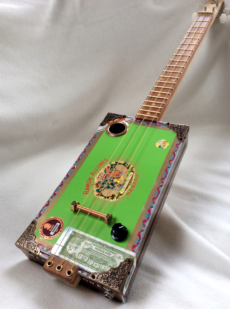 Handcrafted Ramon Allones Cigar Box Guitar