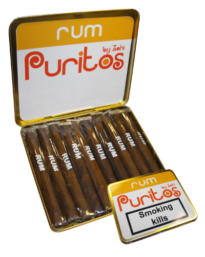 Flavoured Puritos - Rum - Tin of 10