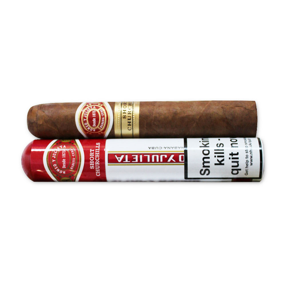 Romeo y Julieta Short Churchill Tubed Cigar 1 Single Romeo y Julieta Short Churchill Tubed Cigar 1 Single