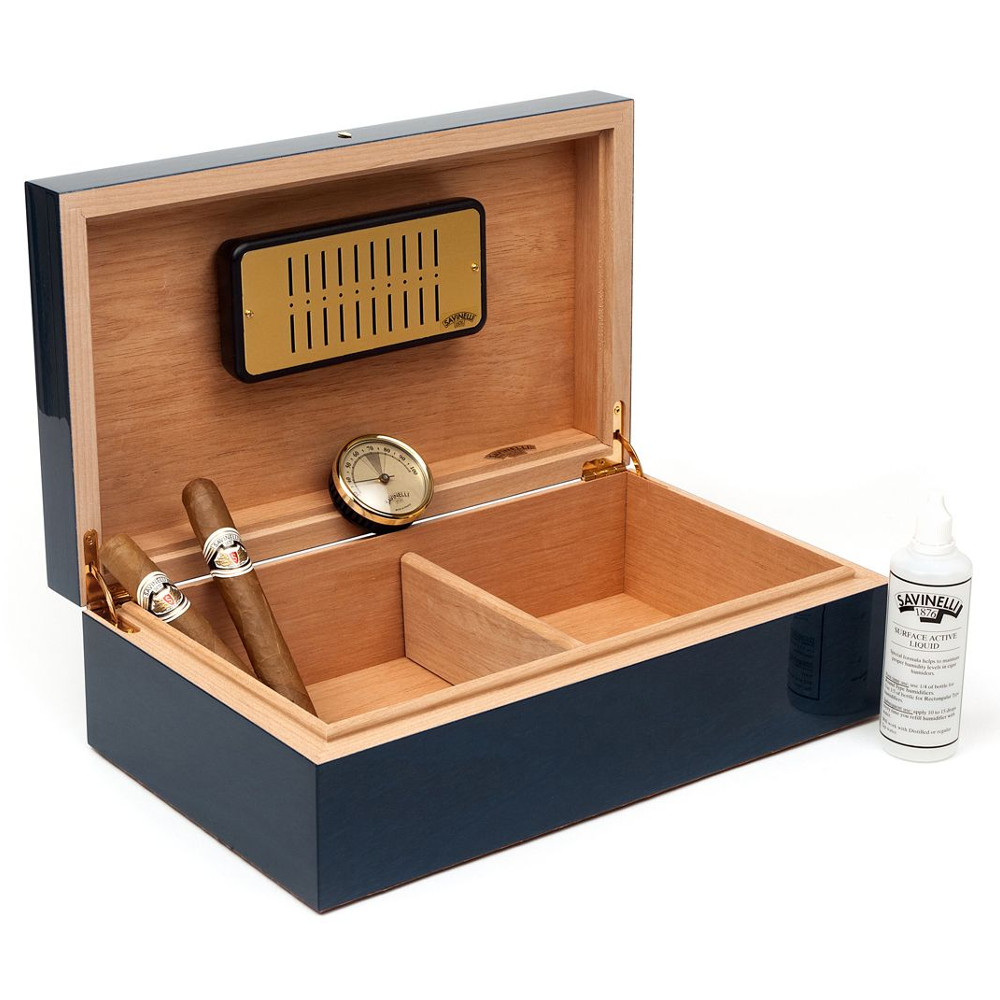 Savinelli Marine Large Humidor 75 Cigar Capacity