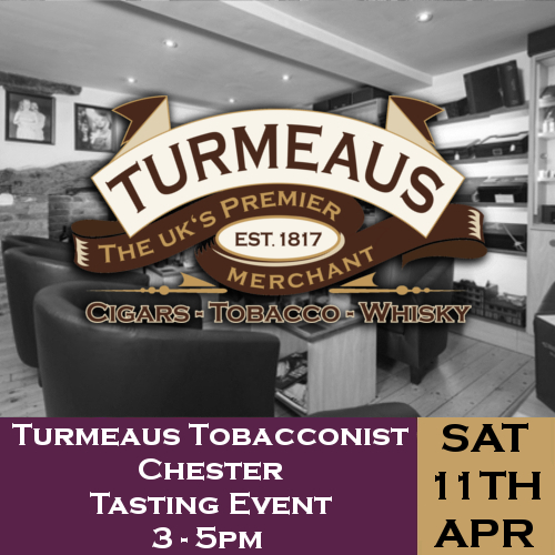 Turmeaus Chester Whisky & Cigar Tasting Event - 11/04/20
