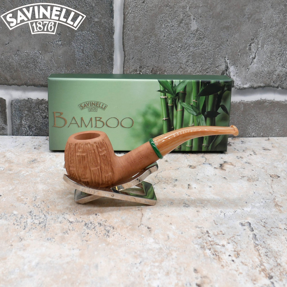 Savinelli Bamboo Rusticated 626 6mm Pipe (SAV690)