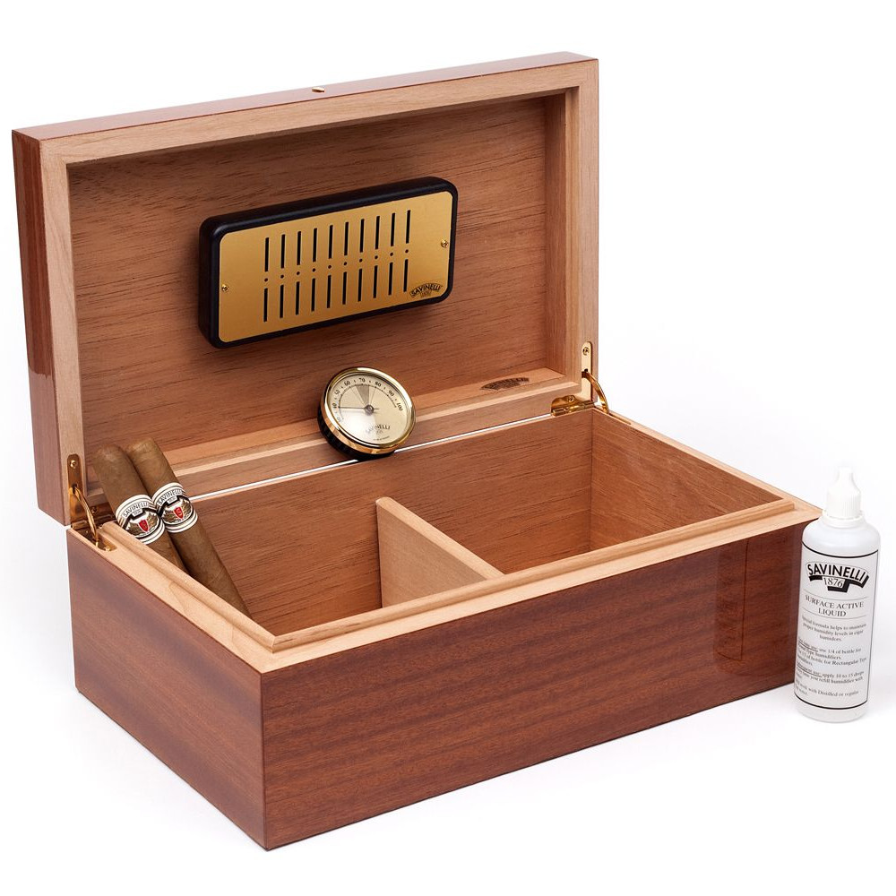 Savinelli Verona Large Humidor 75 Cigar Capacity