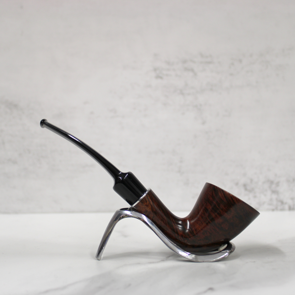 Stanwell Hans Christian Andersen 6 Brown Polished Fishtail 9mm Filter Pipe  (ST128)