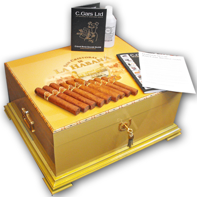 San Cristobal Humidor and Sampler Pack - 9 cigars