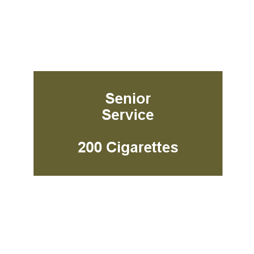 Senior Service - 10 Packs of 20 cigarettes (200) - End of Line
