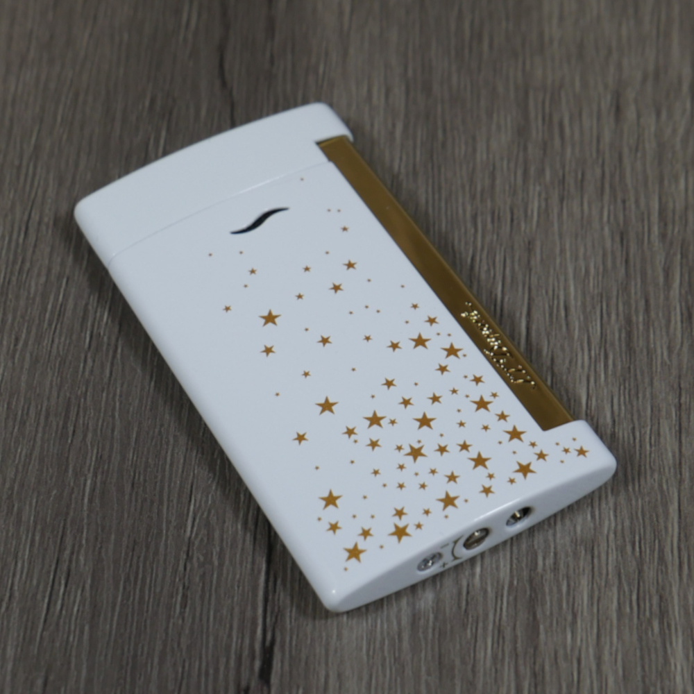 ST Dupont Slim 7 - Flat Flame Torch Lighter - Space Stars