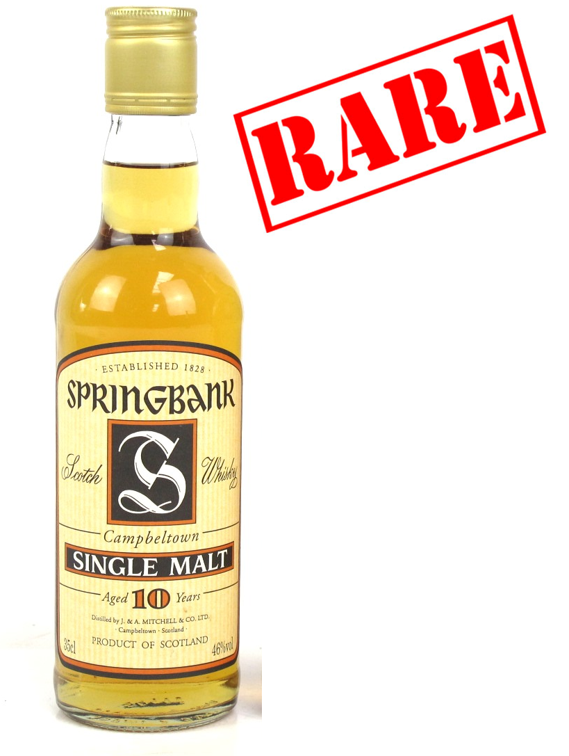 Springbank 10 Year Old Vintage Single Malt Scotch Whisky - 35cl 46%