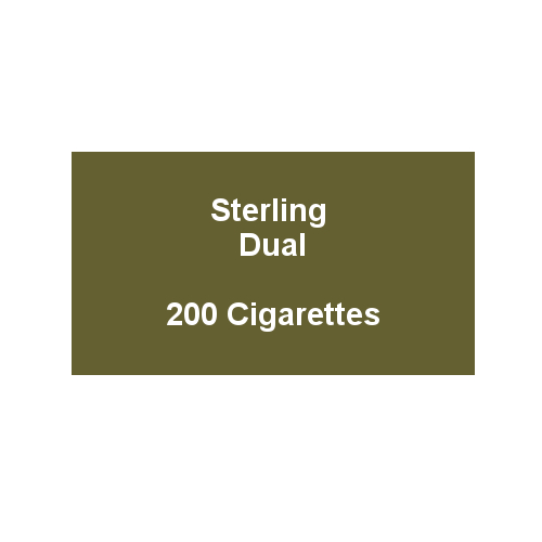 Sterling Dual Capsule Kingsize - 10 Packs of 20 Cigarettes (200) - End of Line - LIMITED STOCK