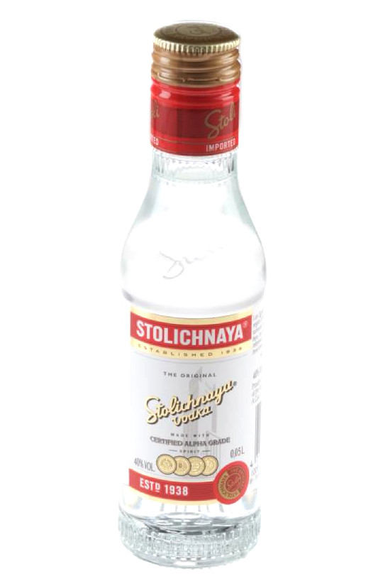 Stolichnaya Vodka Miniature - 5cl 40%