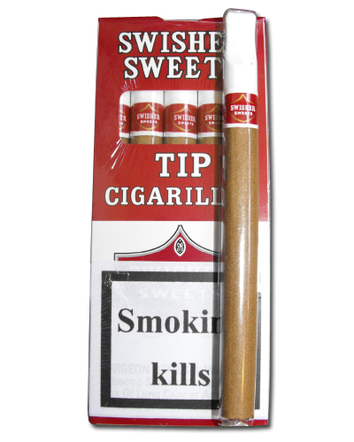 Swisher Cigarillos - TIPPED - 5 pack cigars