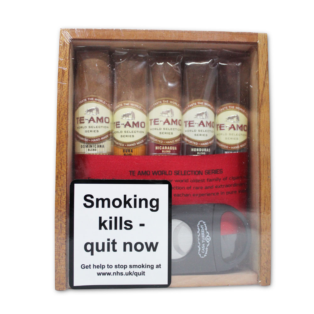 Te Amo World Selection Series and Cutter Gift Pack